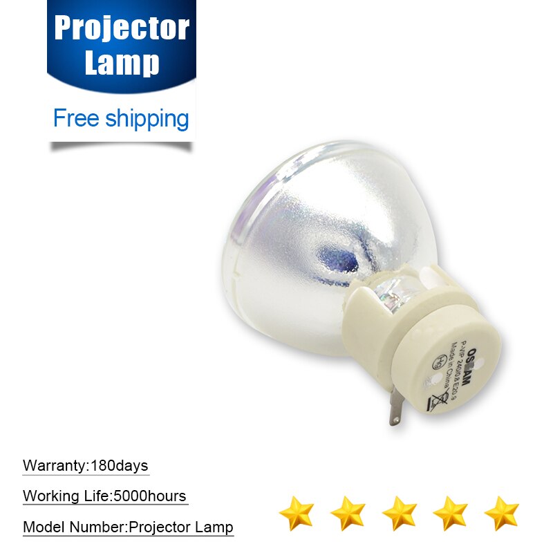 P-VIP 240 0.8 E20.9n Lampe de rechange W1070 W1070 + W1080 W1080ST HT1085ST HT1075 W1300 5J.J7L05.001 pour Benq W1070 lampe