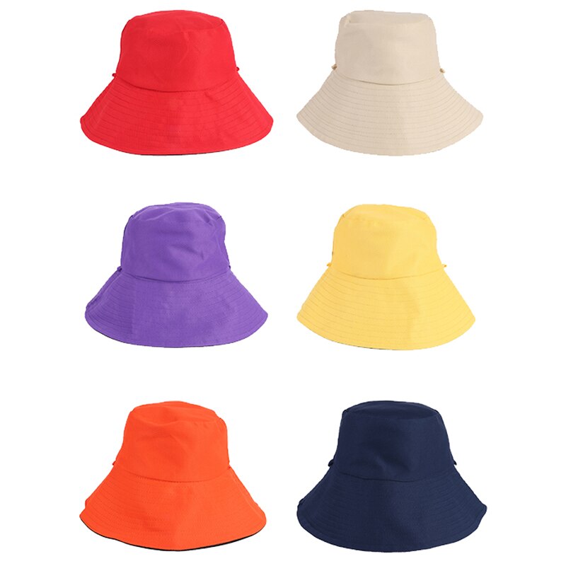 Damskie letnie kapelusze przeciwsłoneczne z szerokim rondem składany kapelusz na plażę dwustronnie anty-uv czapka ochronna kapelusze i ochrona przed słońcem czapki damskie