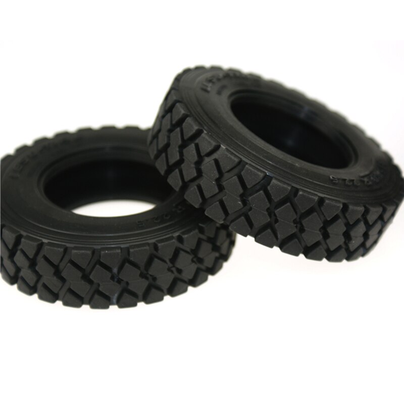 LESU 22MM 27MM Rubber Tire Tyre for 1/14 RC Tractor Truck TAMIYA Dumper Trailer Model Scania VOLVO Benz MAN HINO700