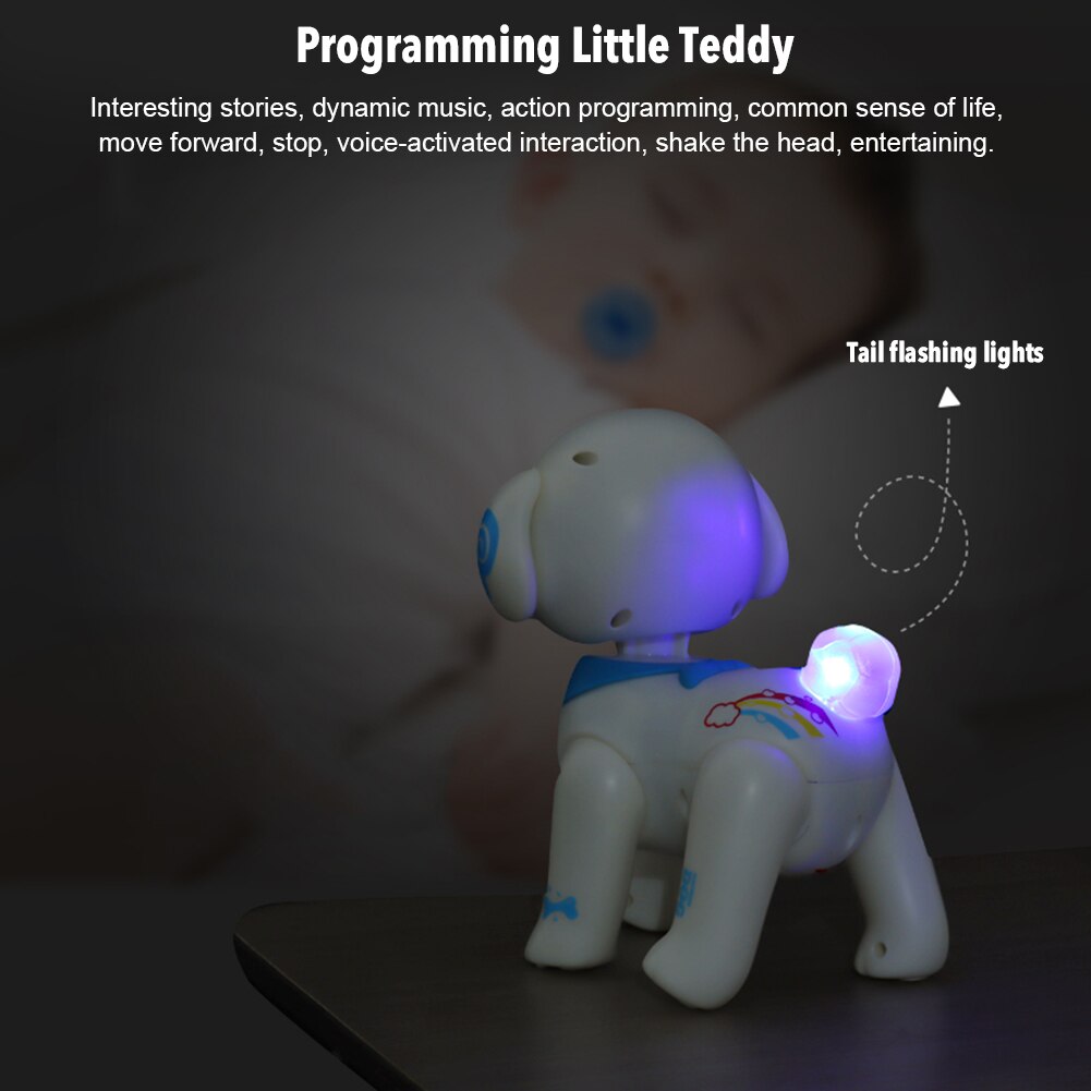 RC Smart Robot Toy Programming Smart Voice Control Interaction Robot Toys For Boys Girls Kids Birthday