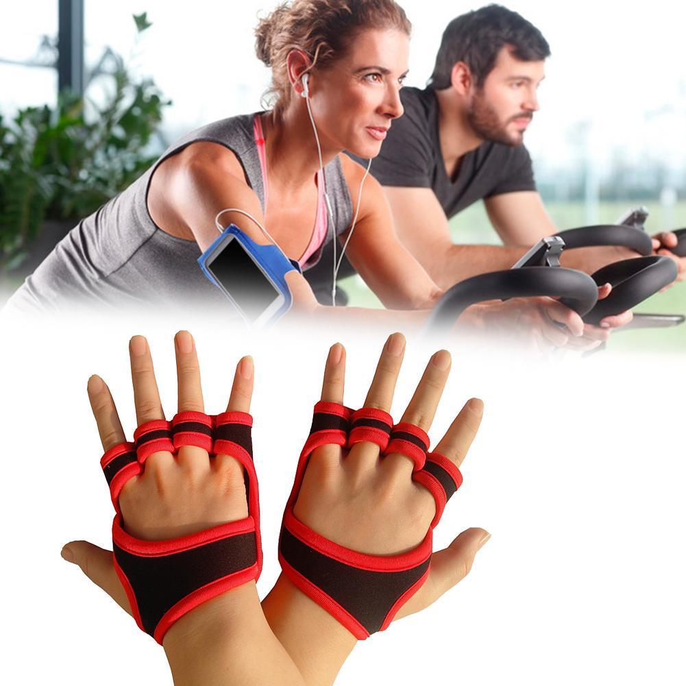 1 Paar Sport Body Building Gymnastiek Grips Hand Fitness Protector Lifting Vrouwen Training Mannen Handschoenen Gewicht Handschoenen C9T0