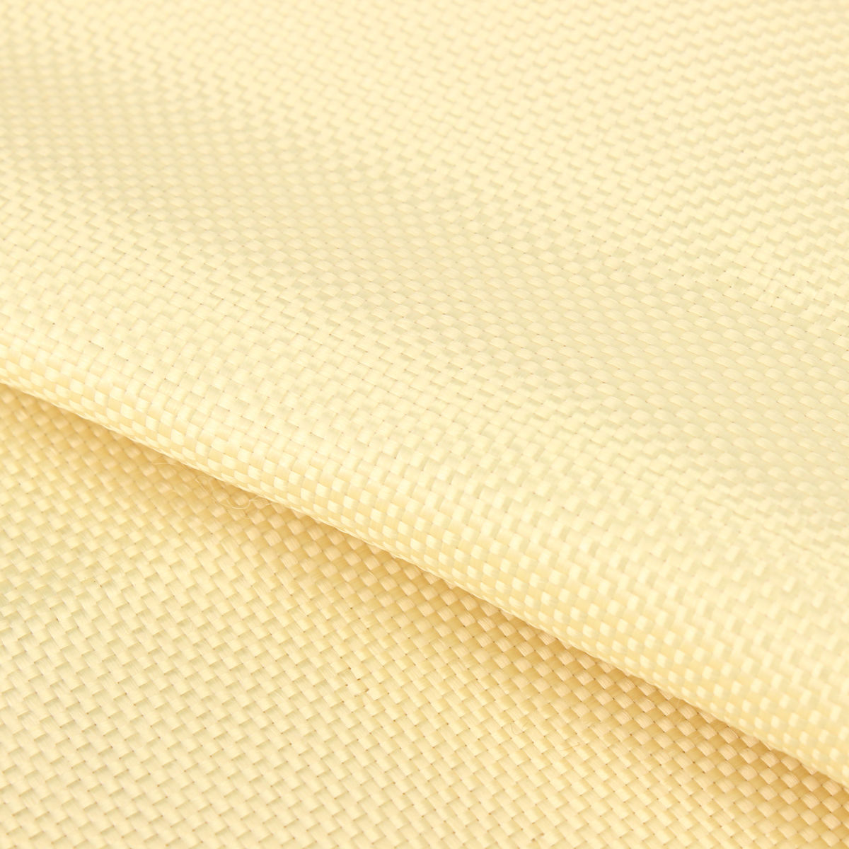 200gsm Kevlar Fabric Woven Aramid Fiber Cloth Plain Color Yellow 100cmx30cm