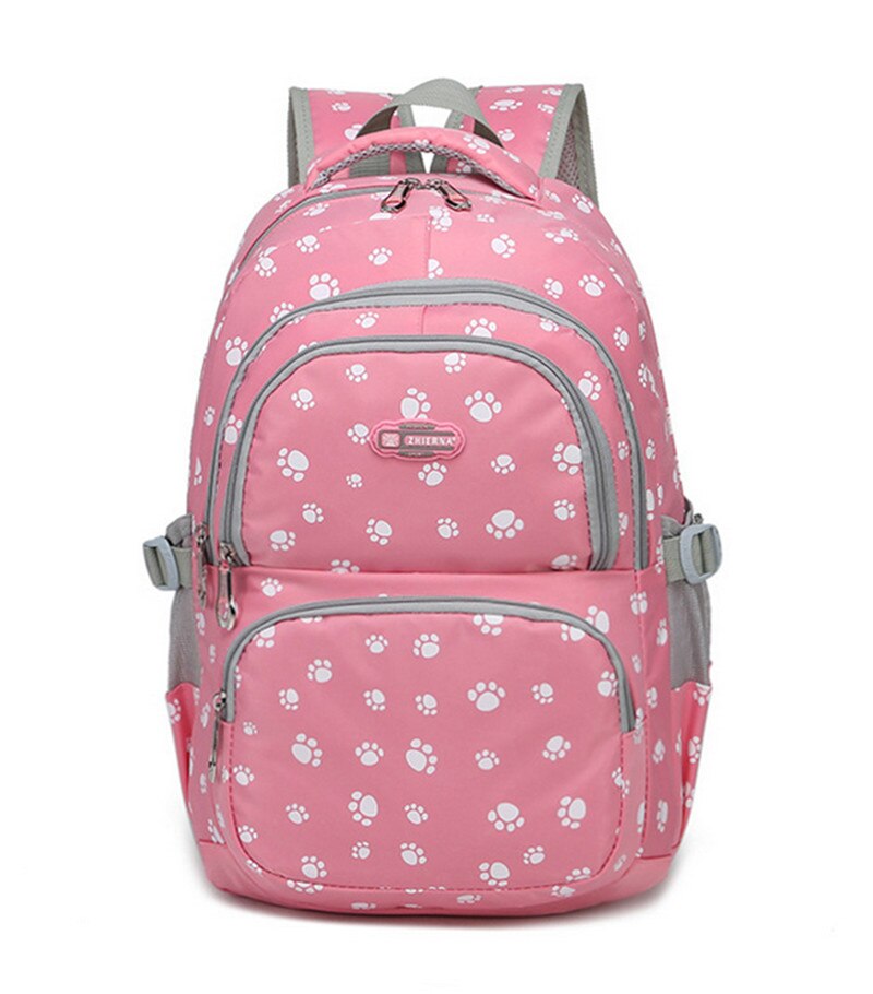 Sac à dos pour enfants, pour filles, pour l'école primaire, avec dessin animé, pour les voyages: pink
