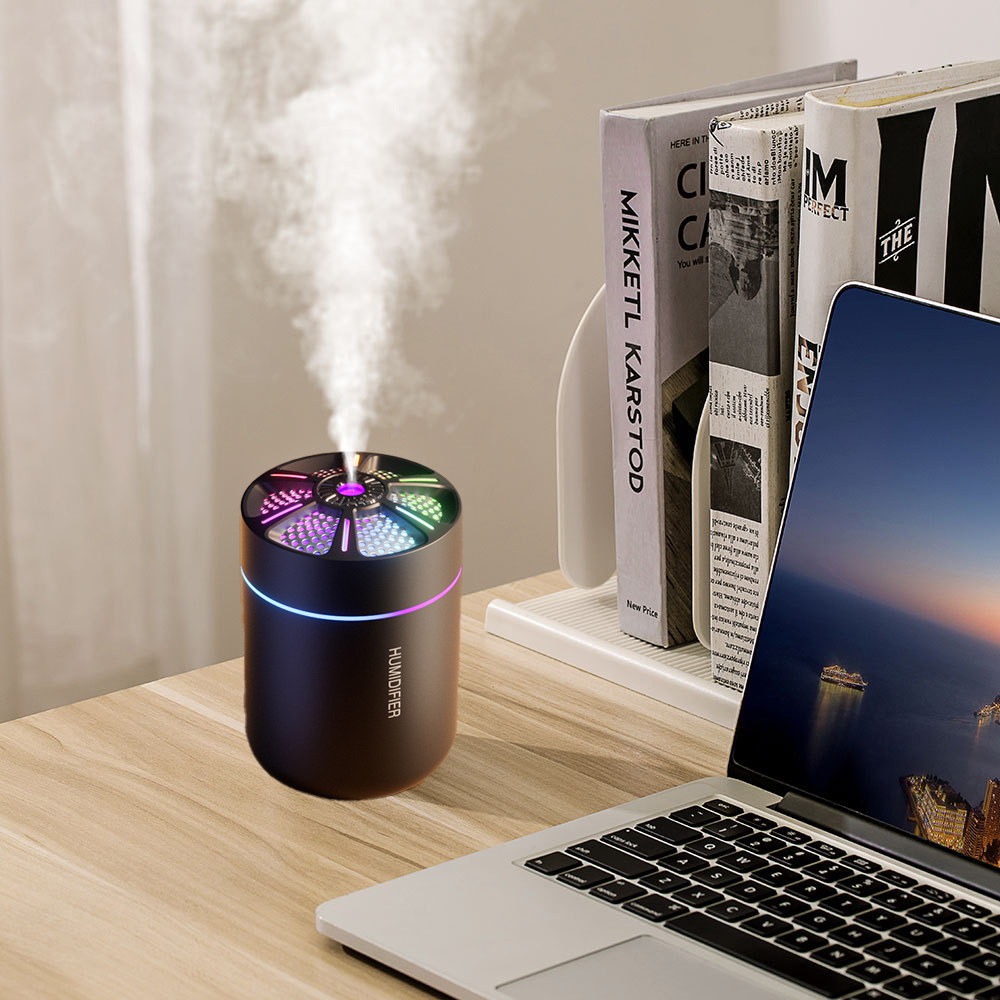 Mini humidificador de aire de 180ML, difusor de aromaterapia, aceite esencial, spray de aromaterapia, humidificador silencioso montado en el coche para el hogar y el dormitorio
