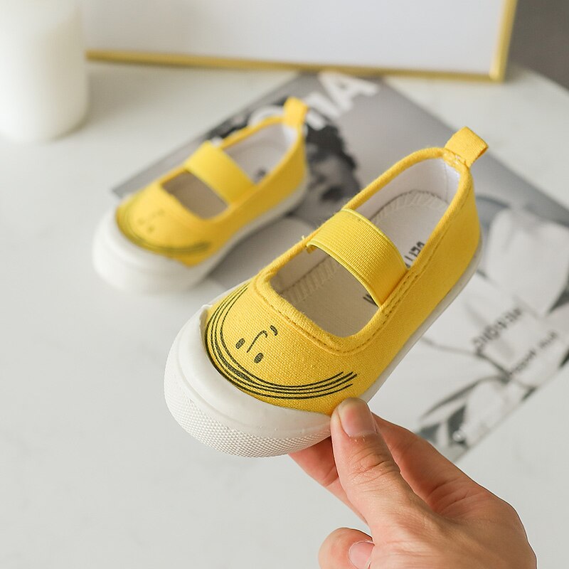 Kinderschoenen jongens meisjes peuter canvas schoenen schattige dieren zachte zool babyschoenen gemengde kleur comfortabel  sz056