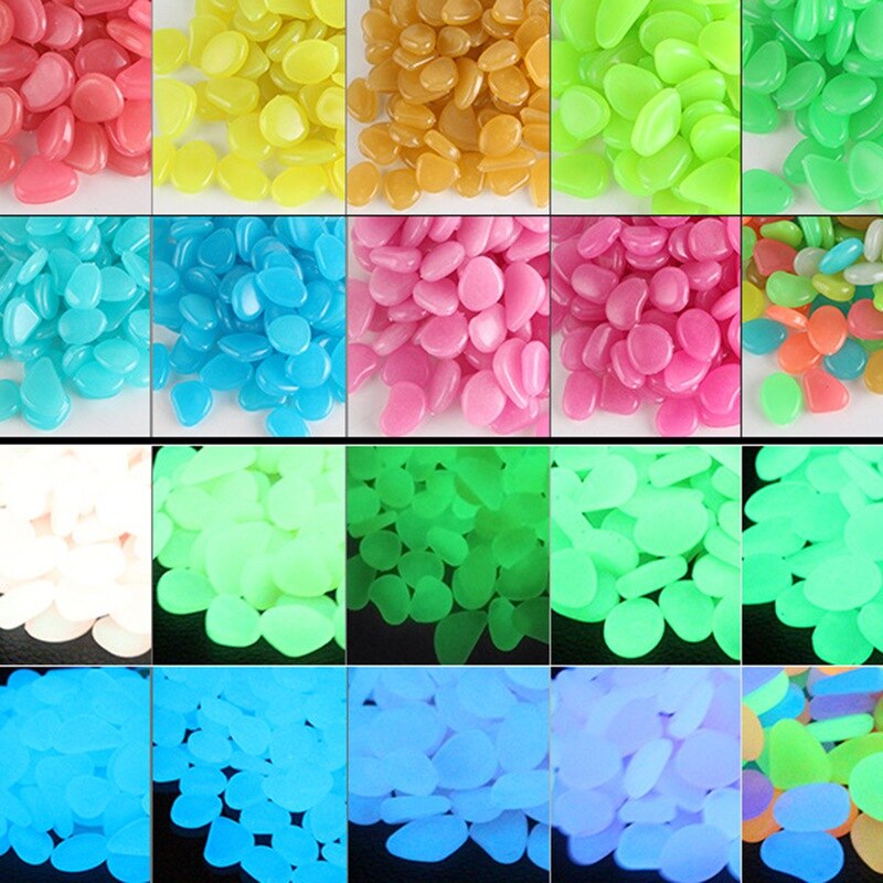 Luminous Stone Glow in the Dark Garden Pebbles Glow Stones Rocks For Walkways Garden Path Patio Lawn Yard Decor Luminous Stones