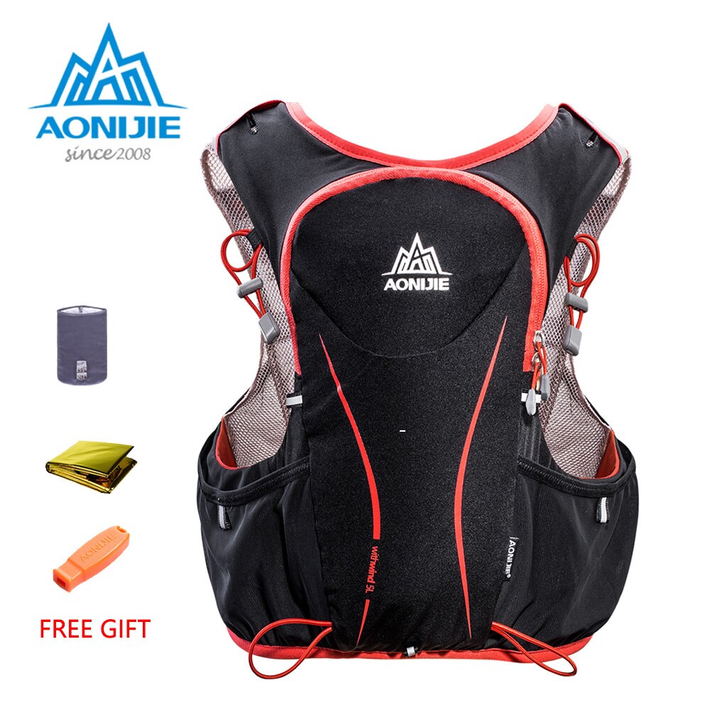 AONIJIE-Paquete de hidratación E906, mochila, chaleco, arnés, vejiga de agua, senderismo, Camping, correr, Maratón, deportes, 5L