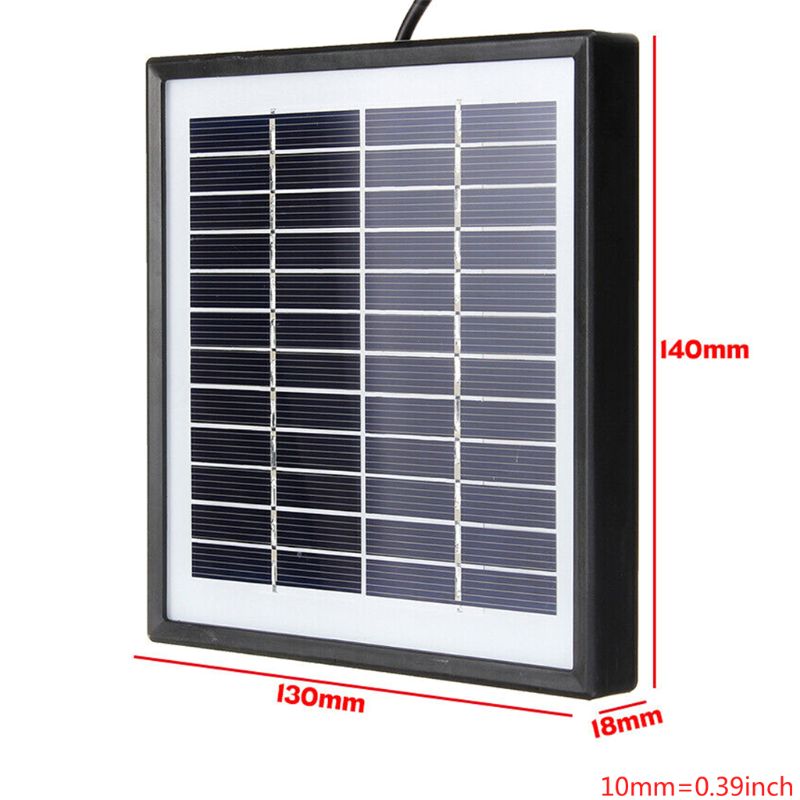 Panel solar de 5W y 12V, Solarmodul Solarzelle, Polykristallin, para acampar, Garten, B85B