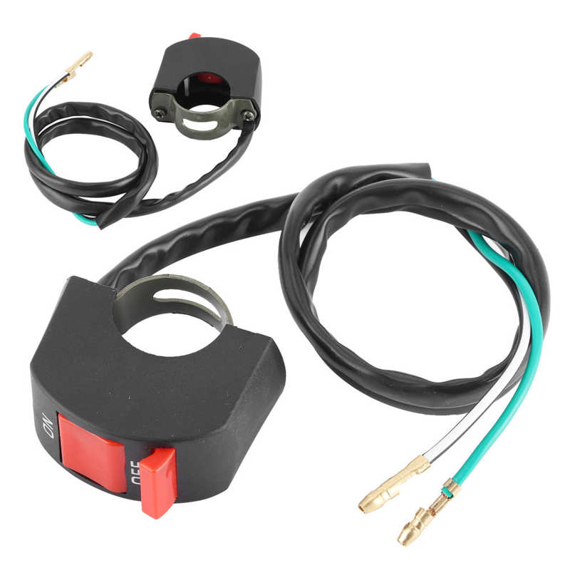 Angel Eyes Light Switch Universal Motorcycle LED Light Switch Handlebar Headlight Control On/Off 22‑25mm LED Headlamp Switch