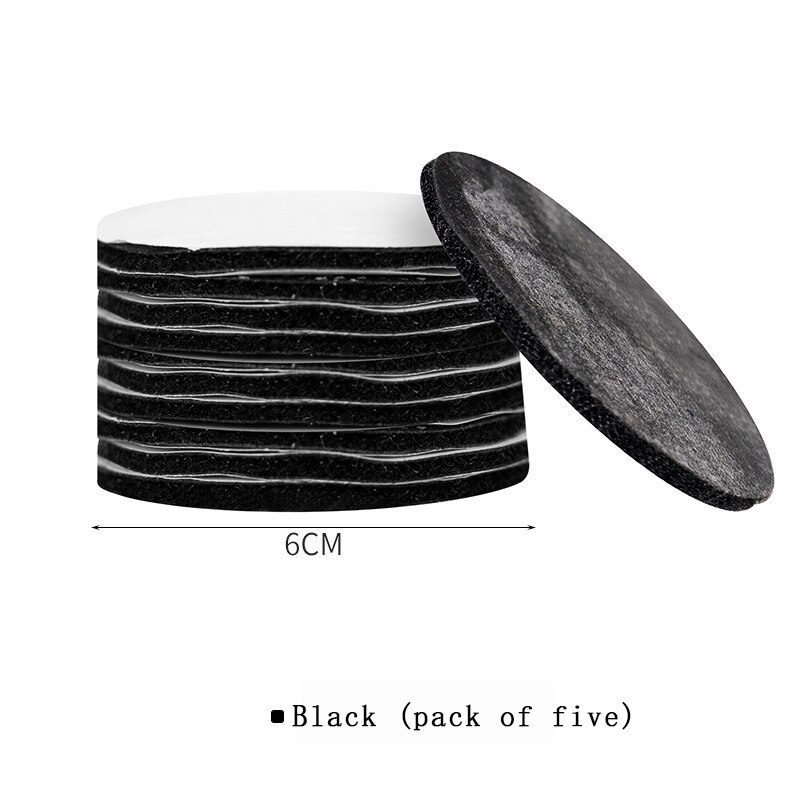 5 paires canapé coussin Velcro adhésif moderne Non joint coussin boucle meubles feuille fixe adhésif Velcro couture accessoires: black