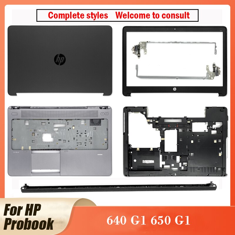 Voor Hp Probook 650 G1 Laptop Lcd Back Cover/Front Bezel/Scharnieren/Palmrest/Bottom Case/Scharnier Cover/Onderkant Deur Cover