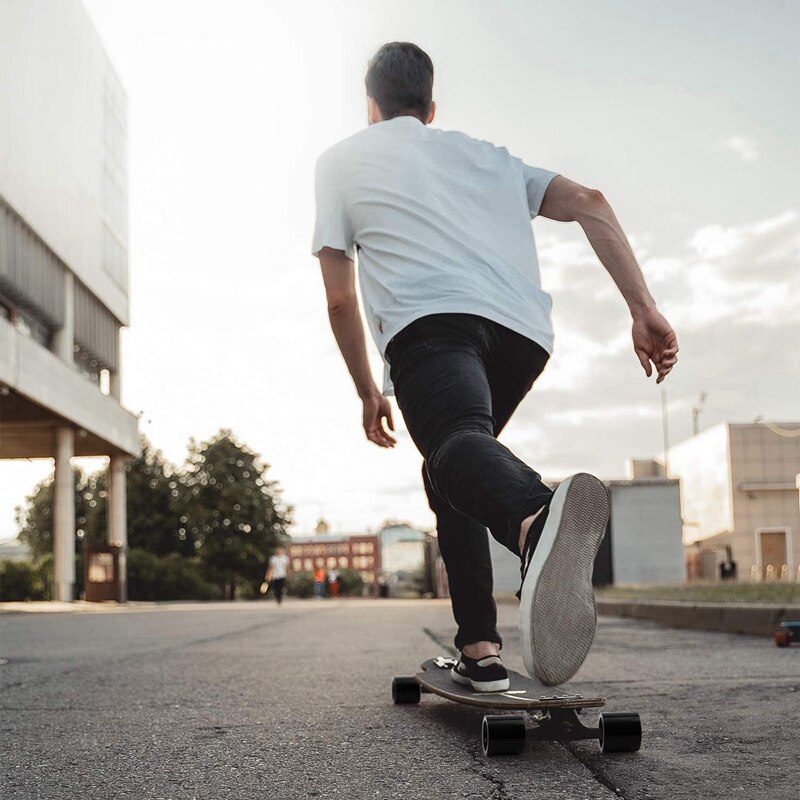 Set of 4 Longboard Skateboard Wheels 70mm 80A,Replacement Wheels for Cruiser Pennyboard Waveboard Snakeboard