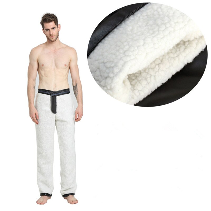 Heren plus fluwelen dikke leren broek 30-40 plus size waterdichte pu leren herenbroek winter