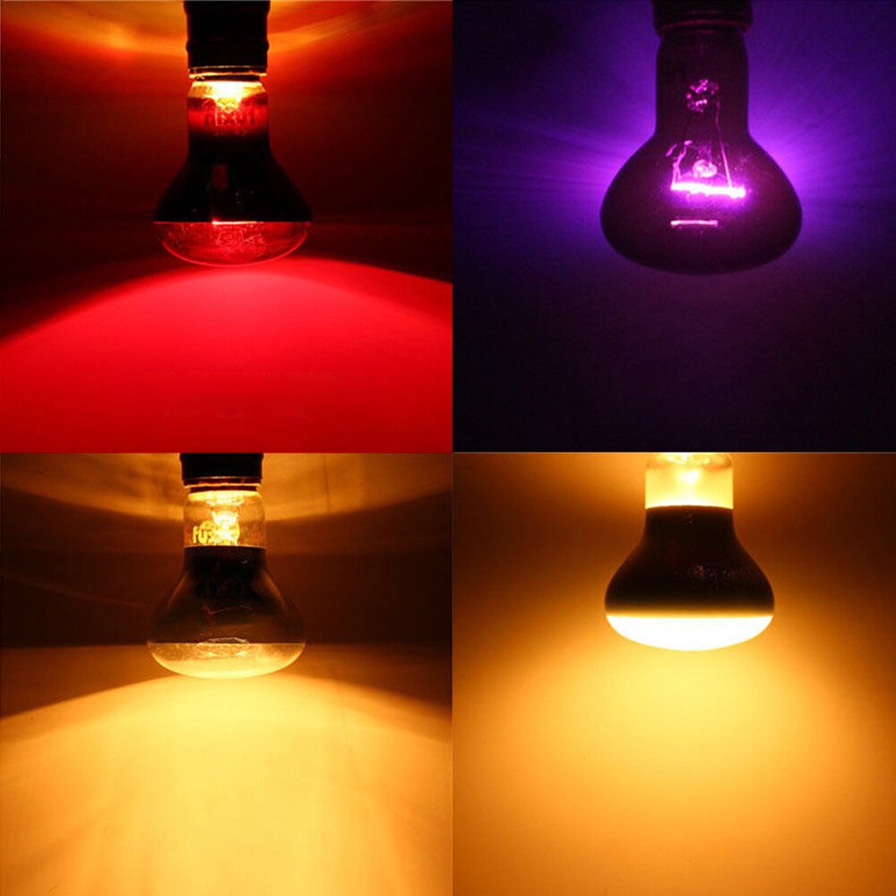 Bombilla LED para Reptiles domésticos, luz infrarroja de 25/50/100W, preservación térmica, para animales domésticos, cerdo, pollo, oveja, aves de corral, 1 unidad