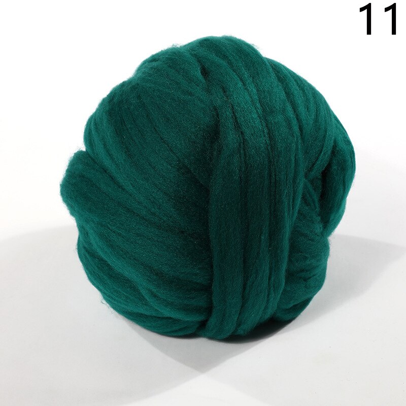 250g Super Thick Natural Wool Chunky Yarn Felt Wool Roving Yarn Spinning Hand Knitting Spin Yarn Diy Blanket Crocheting Supply: 11