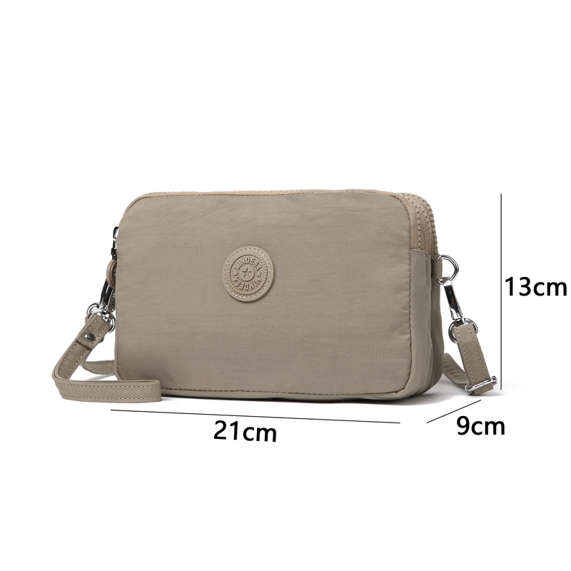 Mindesa Best Bag Ladies Handbag Nylon Water Repllent Shoulder Bag Casual Bag ID Case phone bag