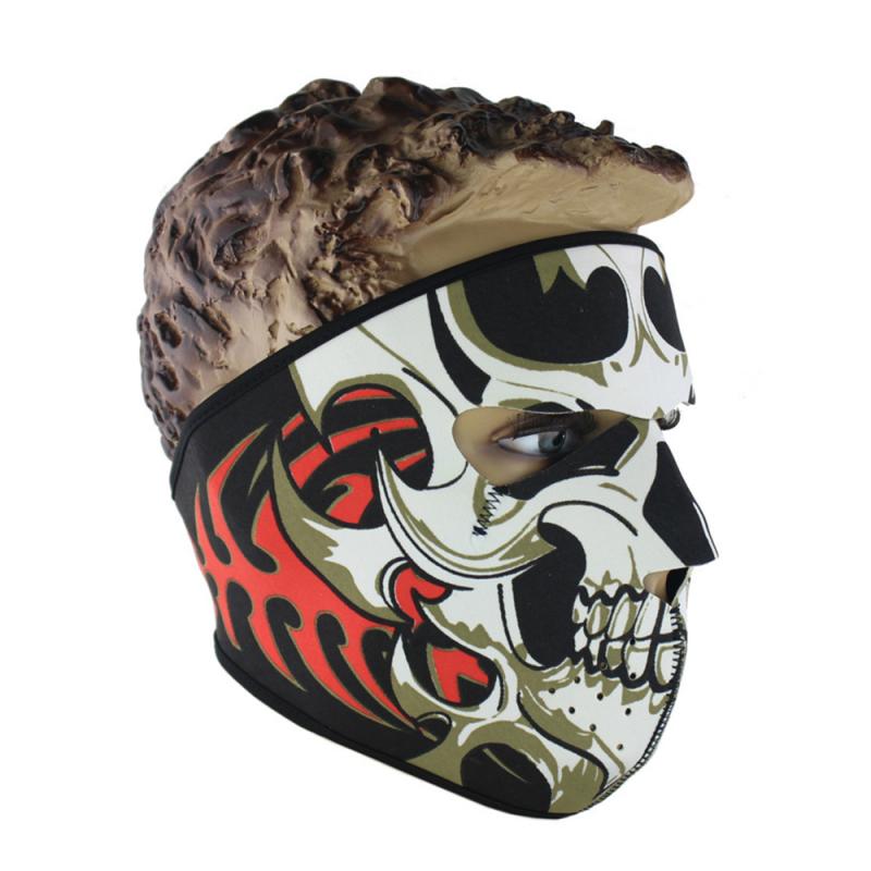 Motorcycle Face Mask Unisex Warm Windproof Winter Snowboard Ski Mask Ride Bike CS Cap Balaclava Neoprene Face Mask Protect Head: C