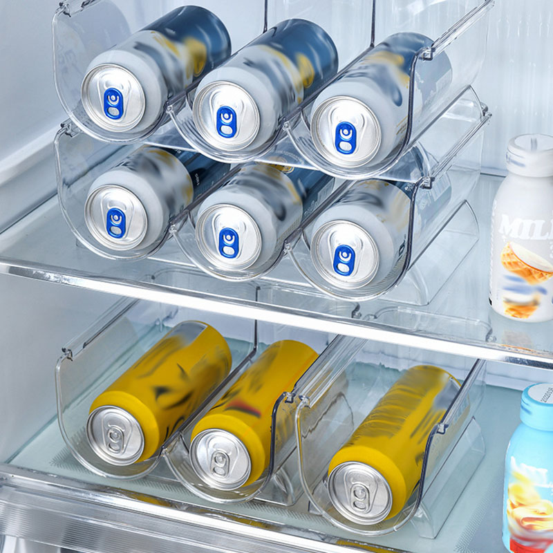 Kühlschrank Organizer Tablett für Wein und Gläser Kunststoff Weindose verwöhnen mit stapelbaren Glas Lagerbier regalen Tasse Lagerbier Regal