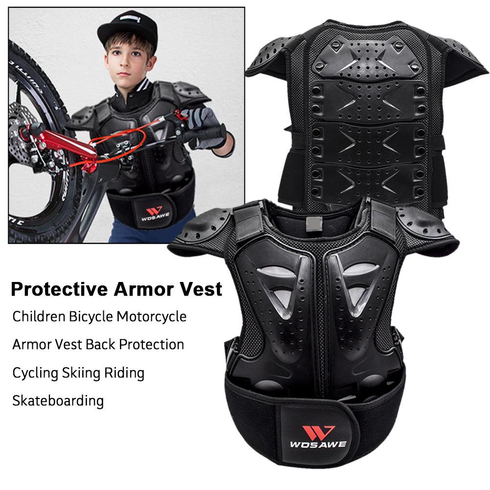 Vest Back Protection Children Street Bike Chest Back Protector Dirt Bike Vest Protector For Cycling Skiing