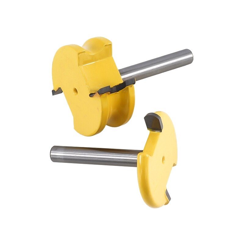 XCAN Canoe Flute and Bead Router Bit Set 1/4" 1/2" Tenon Cutter Milling Bits Carbide Router Bit For Wood Cutter