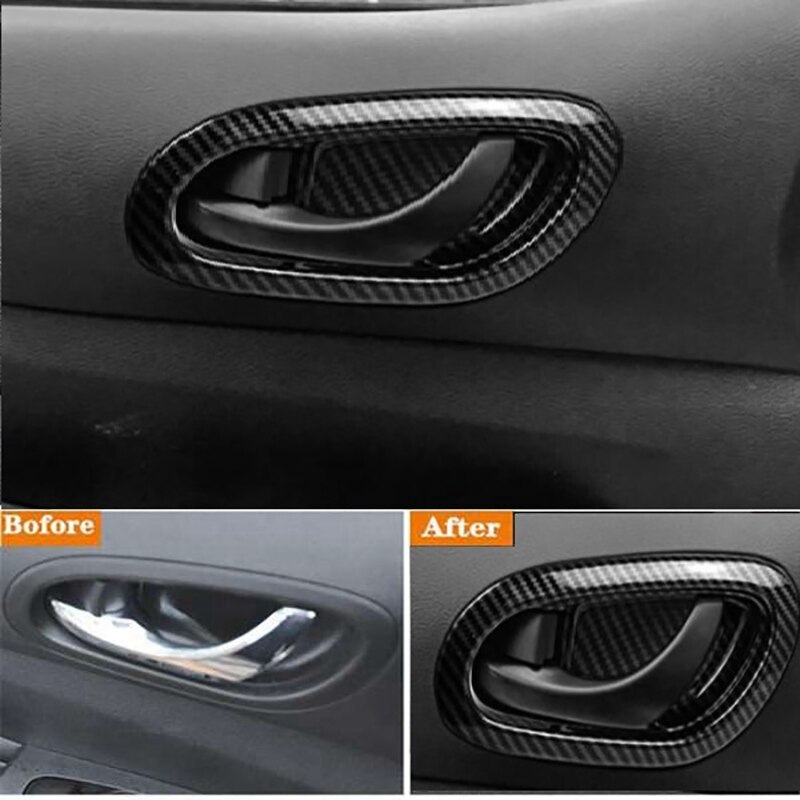 Manija de puerta para Nissan Navara NP300 , cubierta protectora de cuenco y Marco de ventilación de salida de aire acondicionado delantero, CA