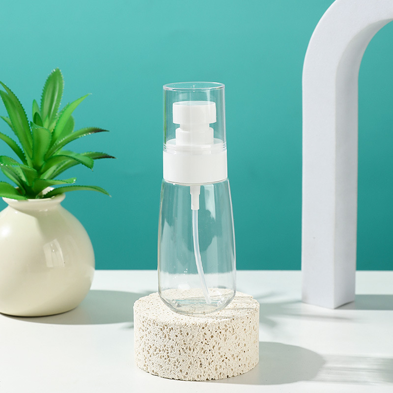 3 Farben leere nachfüllbare Sprühflaschen 30/60/100 ml tragbare Reise Alkohol Kosmetik Parfüm Sprühflasche Zerstäuberbehälter: Licht Grau / 8ml