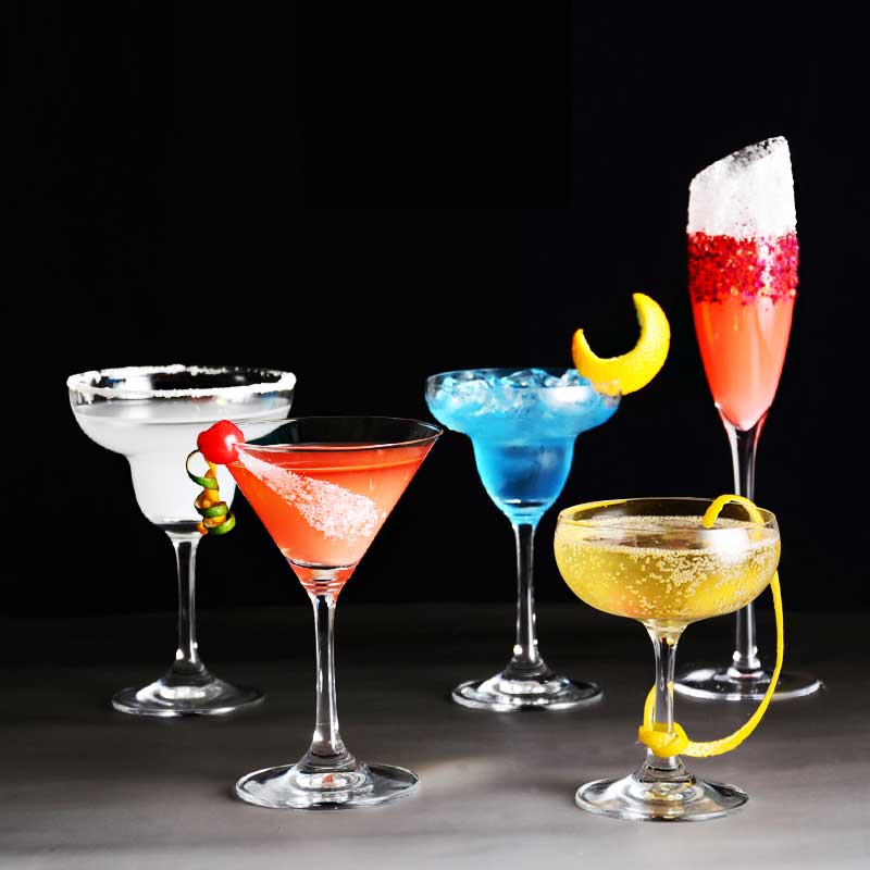 1Pcs Cocktail Glass Kitchen Bar Wine Glass Martini Cup Champagne Flutes Goblet Cup Wedding Party Drinking Glasses vaso