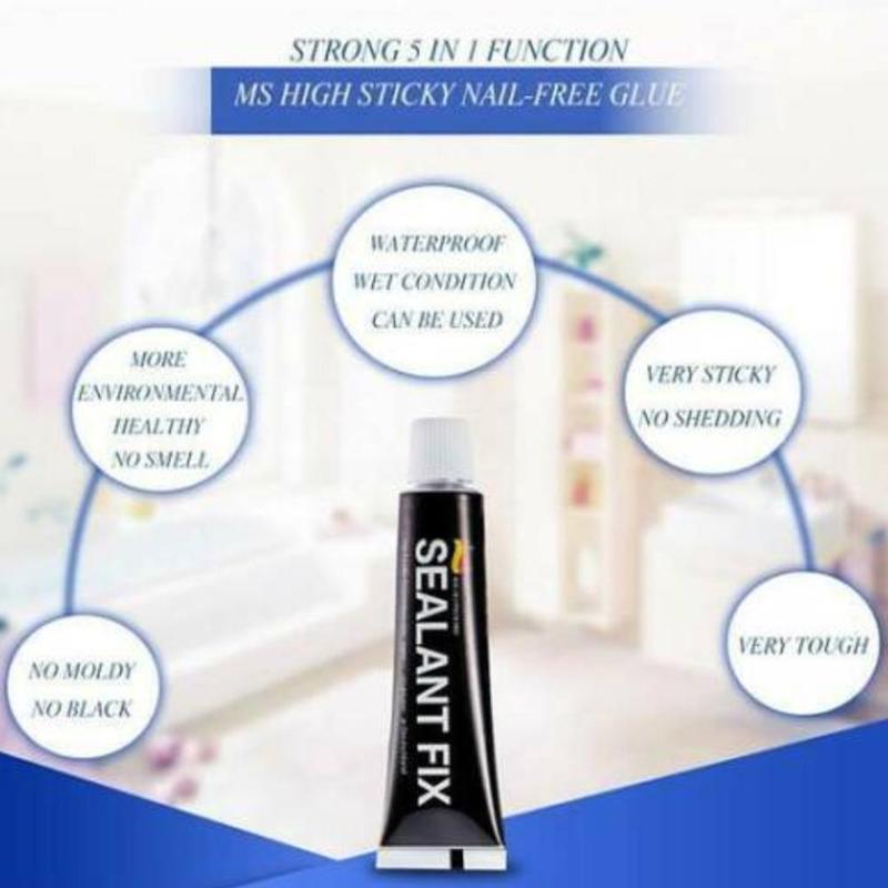 1pc Fast-drying Nail-free Glass Liquid Glue Strong Adhesive Sealant Fix Diy Crafts Metal Plastic Super Drying Waterproof Gum