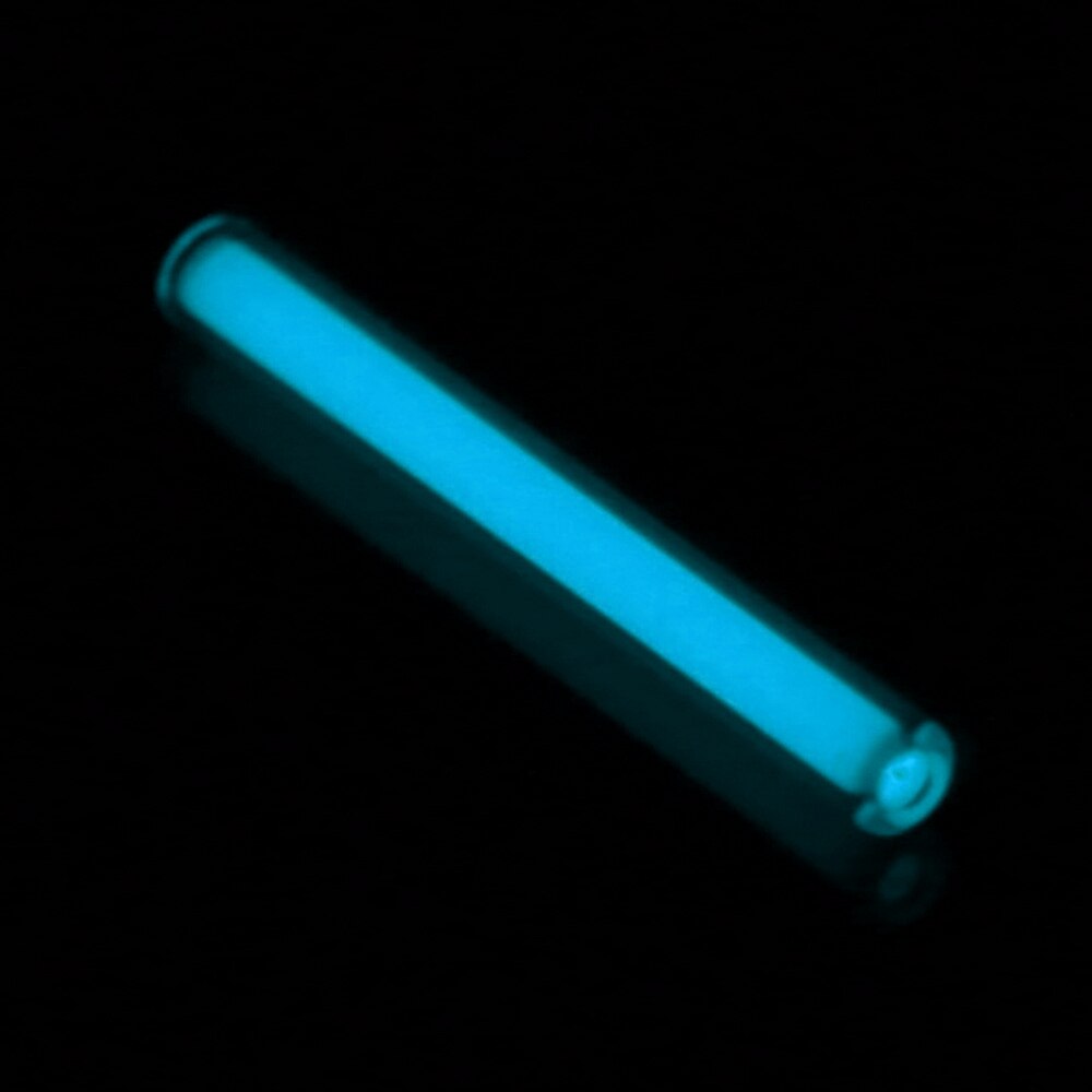 1pc 3mm*22.5 tritiumrør selvlysende udendørs nødlys lyser i mørke: Blå