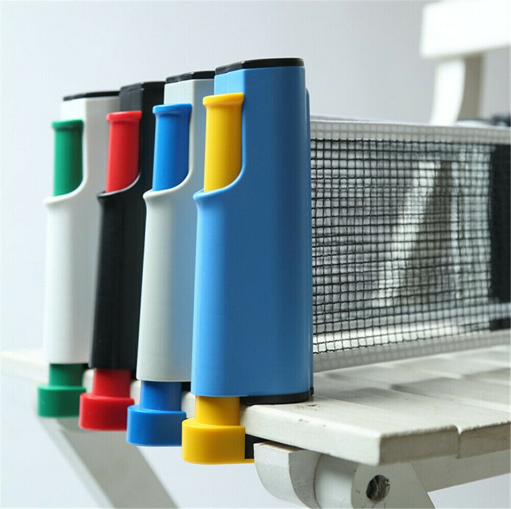 Table Tennis Net Portable Retractable Ping Pong Post Net Rack For Any Table