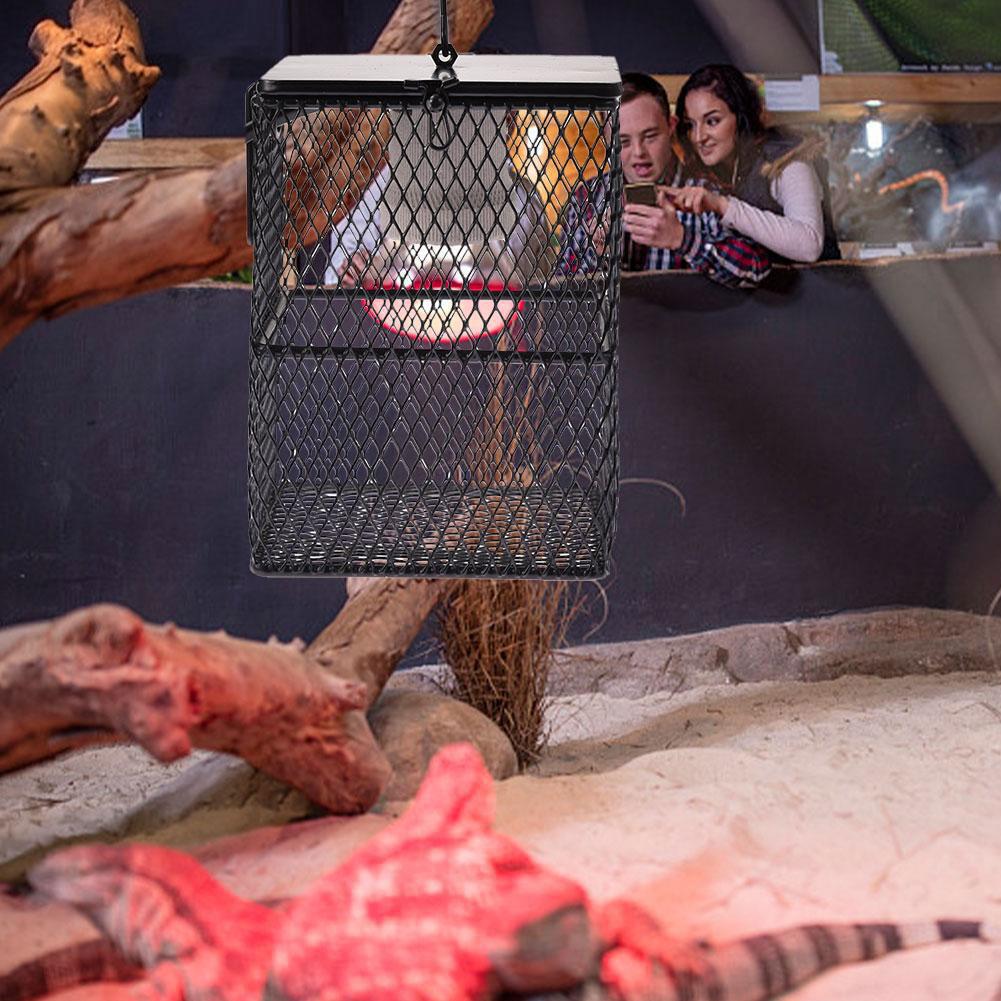 Pet supplies reptile incubator heating lamp shield reptile heating lamp shell cage protector chocadeira tortuga lizard