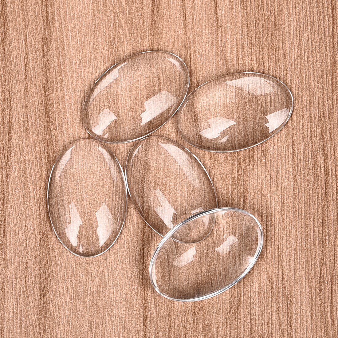 Cabochons en verre transparent à dos plat pour pendentifs bracelets, fabrication de bijoux 10x14 13x18 15x20 18x25 20x30 25x35 30x40 35x45mm: 20x30mm - 20pcs