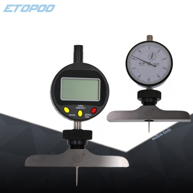 Gauge stand for depth gauge with harden alloy measuring head dial gauges depth indicator measuring instrument