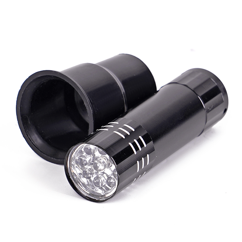 Inkubator Eier tester Taschenlampe 9 LED Ei Kerzen lampe kalte Inkubation geräte Farm Geflügel Inkubation werkzeug: Black