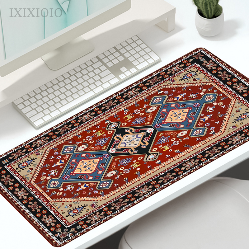 Beautiful Persian Mouse Pad Gaming XL Large HD Home Mousepad XXL Desk Mats Non-Slip Carpet PC Desktop Mouse Pad: XXS / Coffee