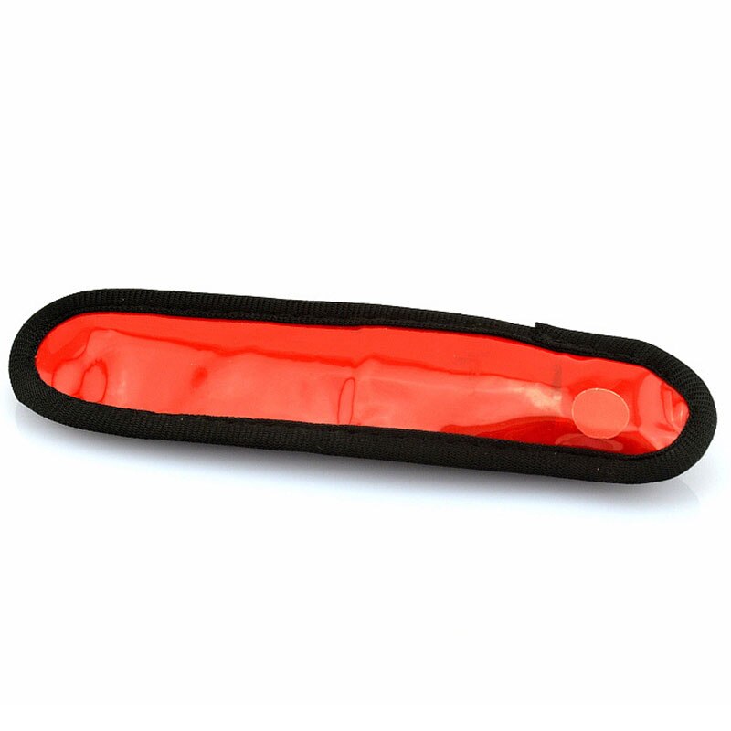 Hand Strap Polsband Led Veiligheid Reflecterende Licht Schijnen Flash Gloeiende Lichtgevende Armband Arm Riem Band Polssteun S Xr: Rood