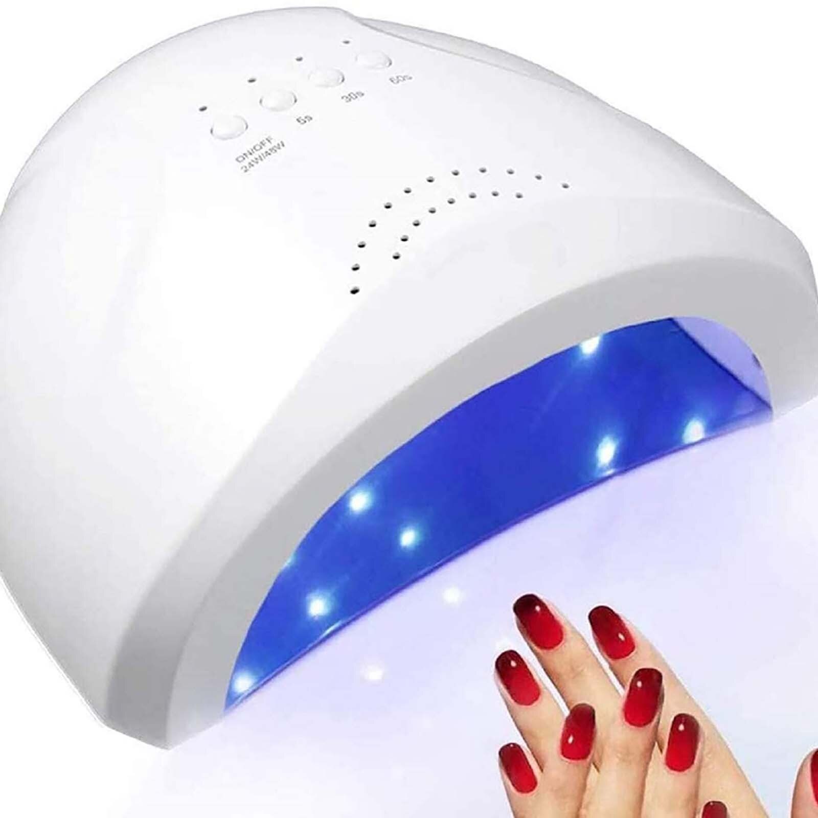 48W Usb Uv Led Lamp Nagel Droger Sneldrogende Fototherapie Machine Nail Gereedschap Timing Slimme Sensoren Nagels Droger # g37