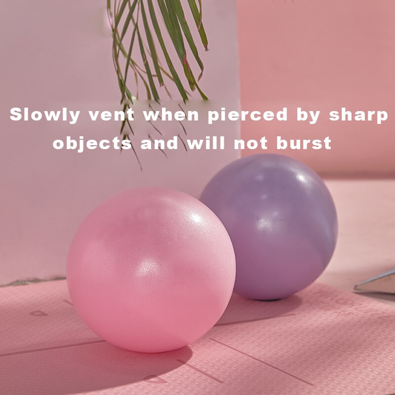 Pilates Ball Pregnant Women Postpartum Recovery Thickening Explosion-Proof Exercise Fitness Hip Female 23cm Mini Yoga Ball Small