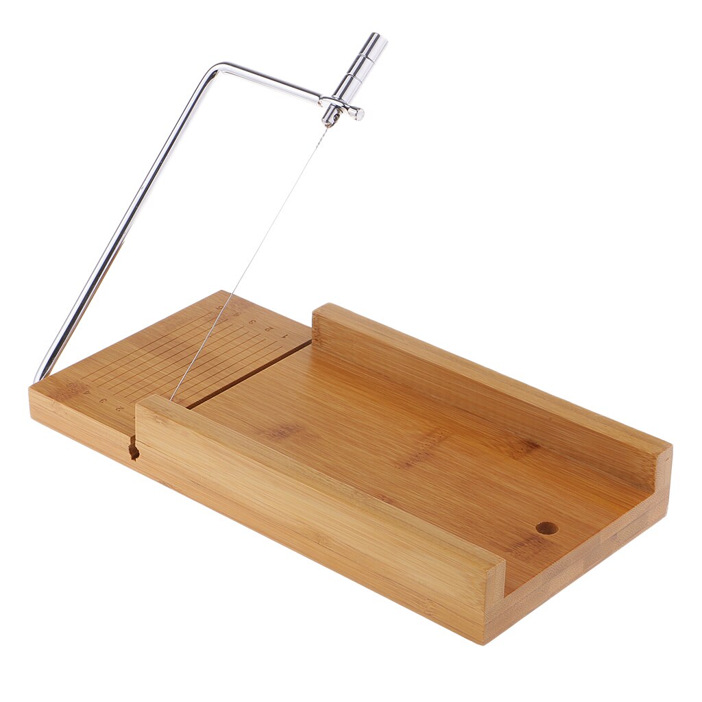 Wooden Stainless Steel Soap Cutter Soap Making Cutting Tool With Wire Slicer
