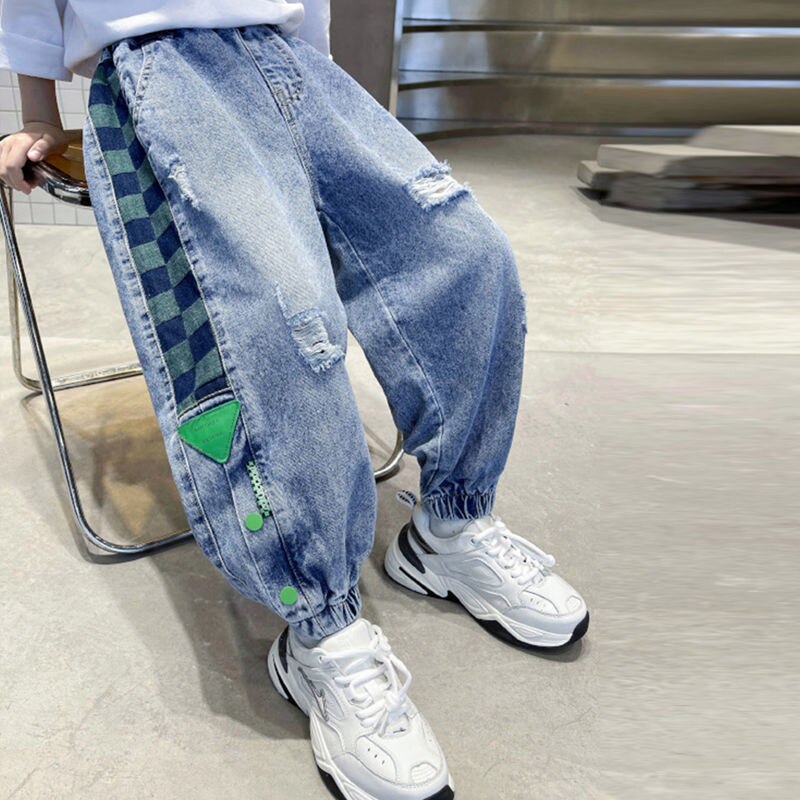 Pantalones vaqueros elásticos para niños, Leggings de pitillo para niños de 2 a 12 años, temporada primavera 2022