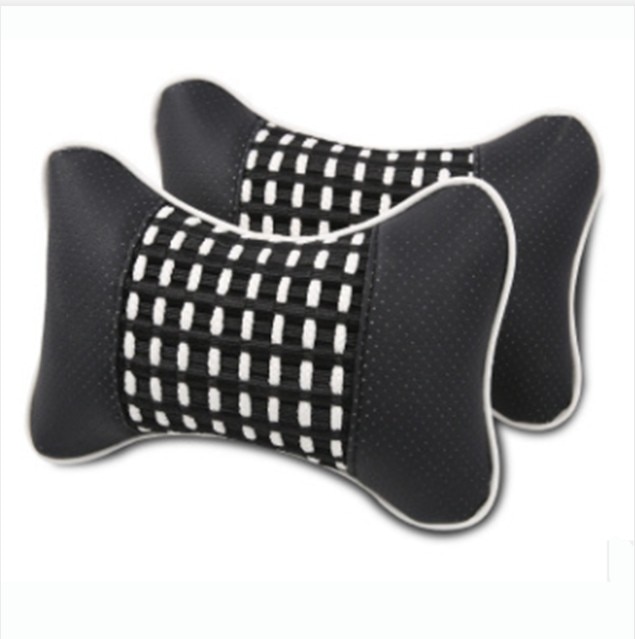 1pc pu skinn pustende bil bil nakkestøtte nakkestøtte pute pute putesete nakkestøtte minne skum bilpute