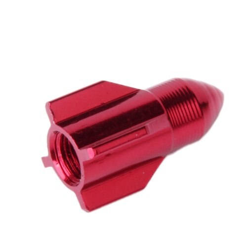 5 stuks kleurrijke raketvormige ventieldopjes voor fietsen