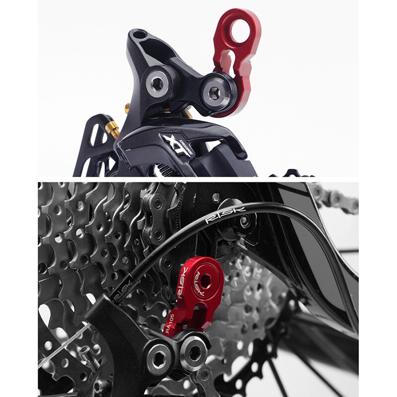 Bagskifterbøjleforlængersæt cykelhale krogforlænger aluminium cykelskifteradapter cykeldele 40t 42t 46t 50t 52t