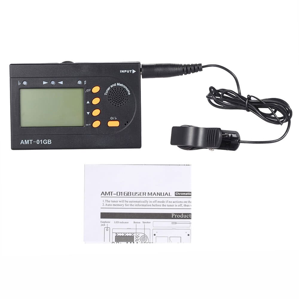 AMT-01GB Multifunctional 3in1 Digital Tuner + Metronome + Tone Generator Universal Portable For Chromatic Guitar Bass Violin