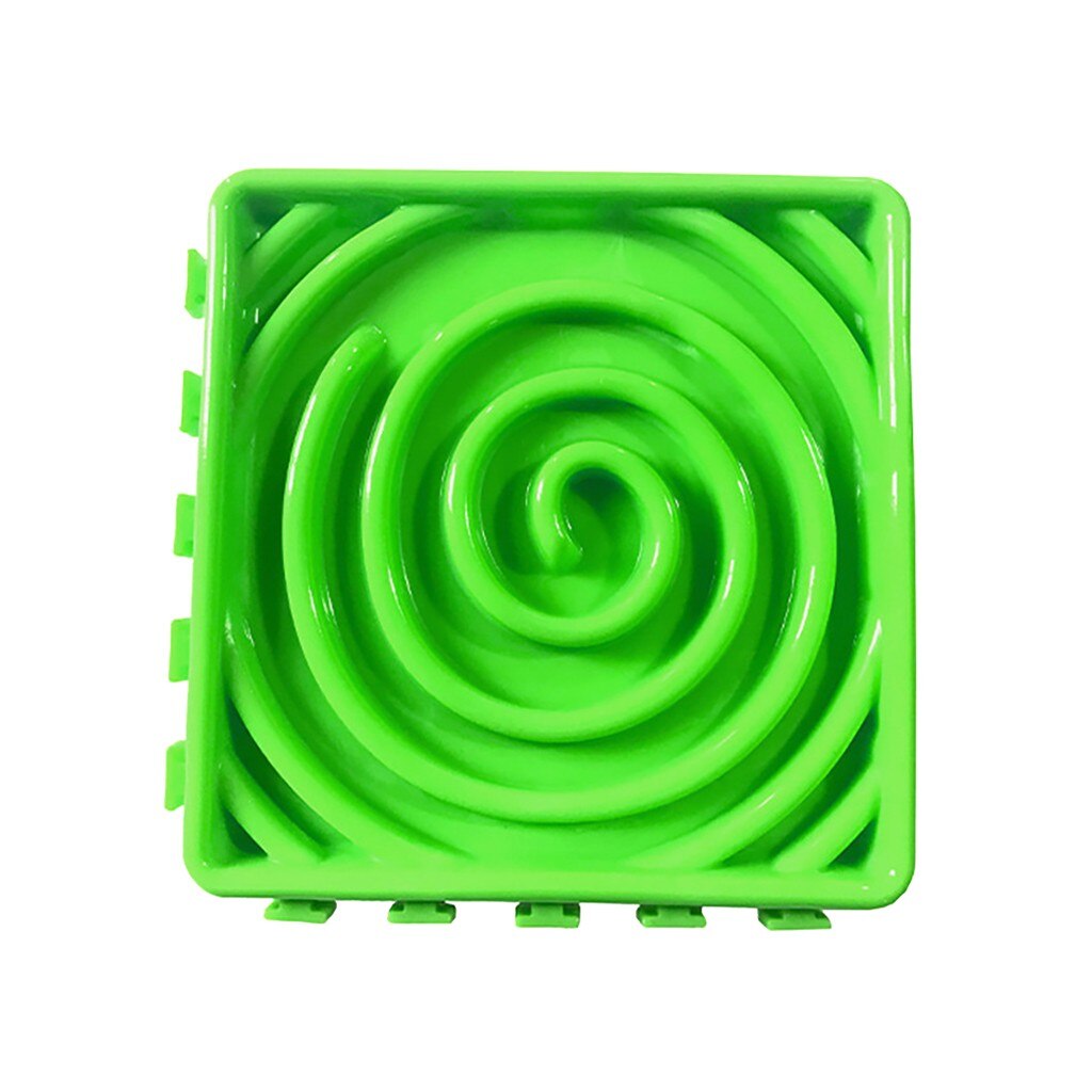 Pet dinner plate Dog Licking Food Plate Slow Food Anti-Choke with 4 suction cups Distracting 15X15X2cm improve digestion#7.3: GN