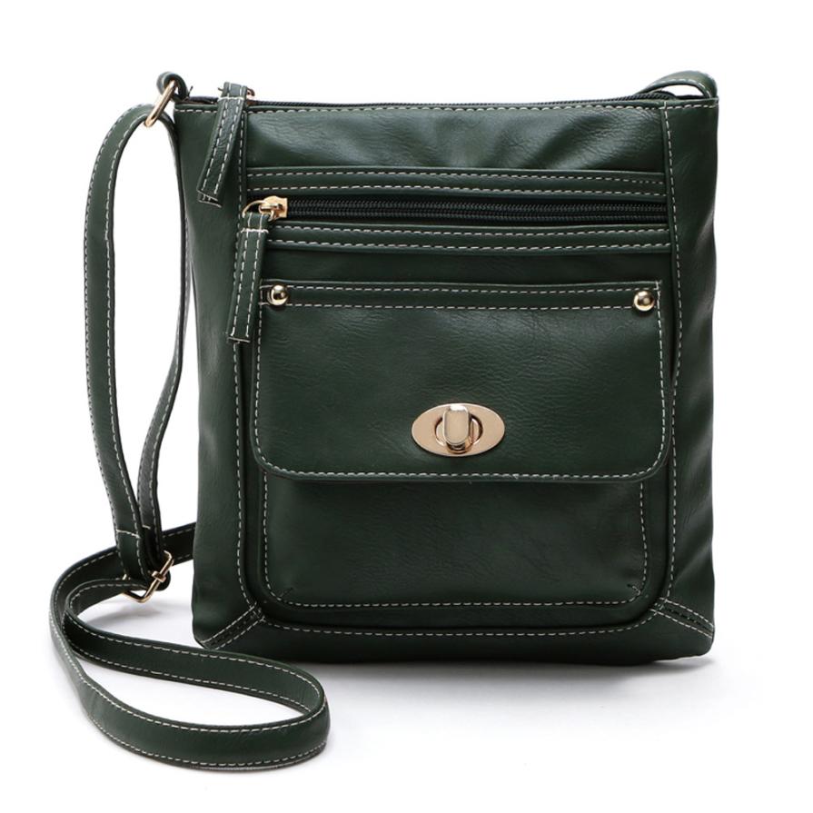 Maison Fabre Casual Mode Womens Lederen Satchel Cross Body Schouder Messenger Dames Tas Fre01: Green