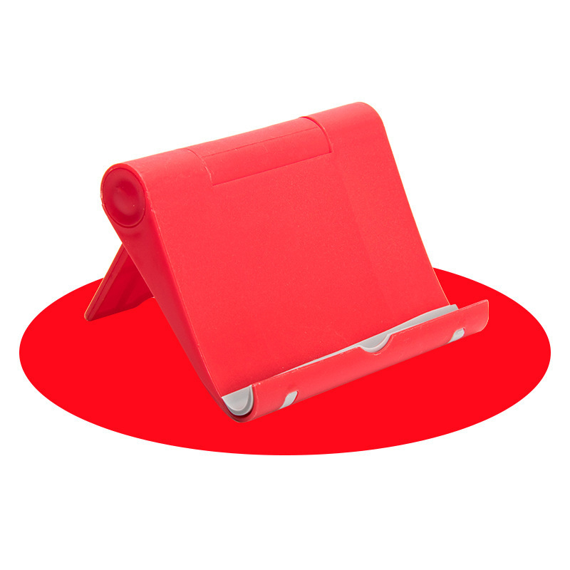 Draagbare Universele Tablet Houder Voor iPad Voor iPhone Houder Tablet Stand Mount Verstelbare Bureau Ondersteuning Flexibele Telefoon Stand: Rood