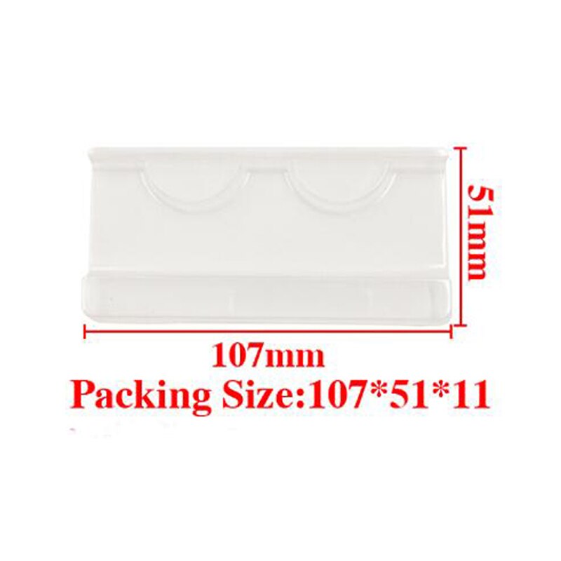 100 Stuks Lege Wimpers Verpakking Zacht Papier Lash Doos Glazen Marmeren Voor 25Mm Strip Lashes 3D Nertsen wimpers: AA