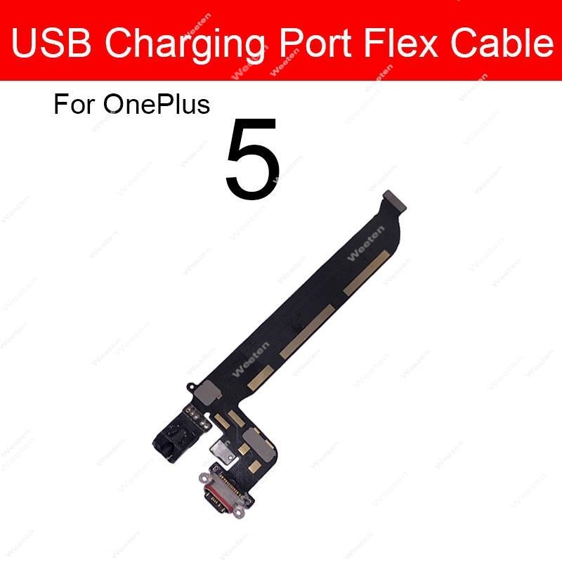 Kabel USB Chargring Flex dla Oneplus 1 + 1 2X3 3T 5 5T 6 6T 7 78 8T pro złącze portu USB ładowarka wymiana kabla Flex naprawa