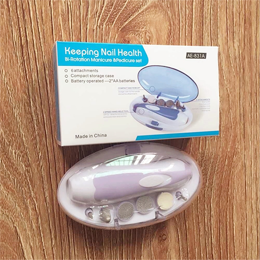 Electric Nail Sander Pedicure Manicure Kit Portable Electric Nail Drill Kit Set Manicure Pedicure Grinding Burnishing Tool